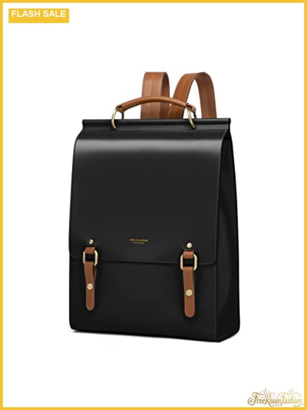 Genuine Leather Fashion Backpack Purse for Women Travel Work Laptop Daypack
